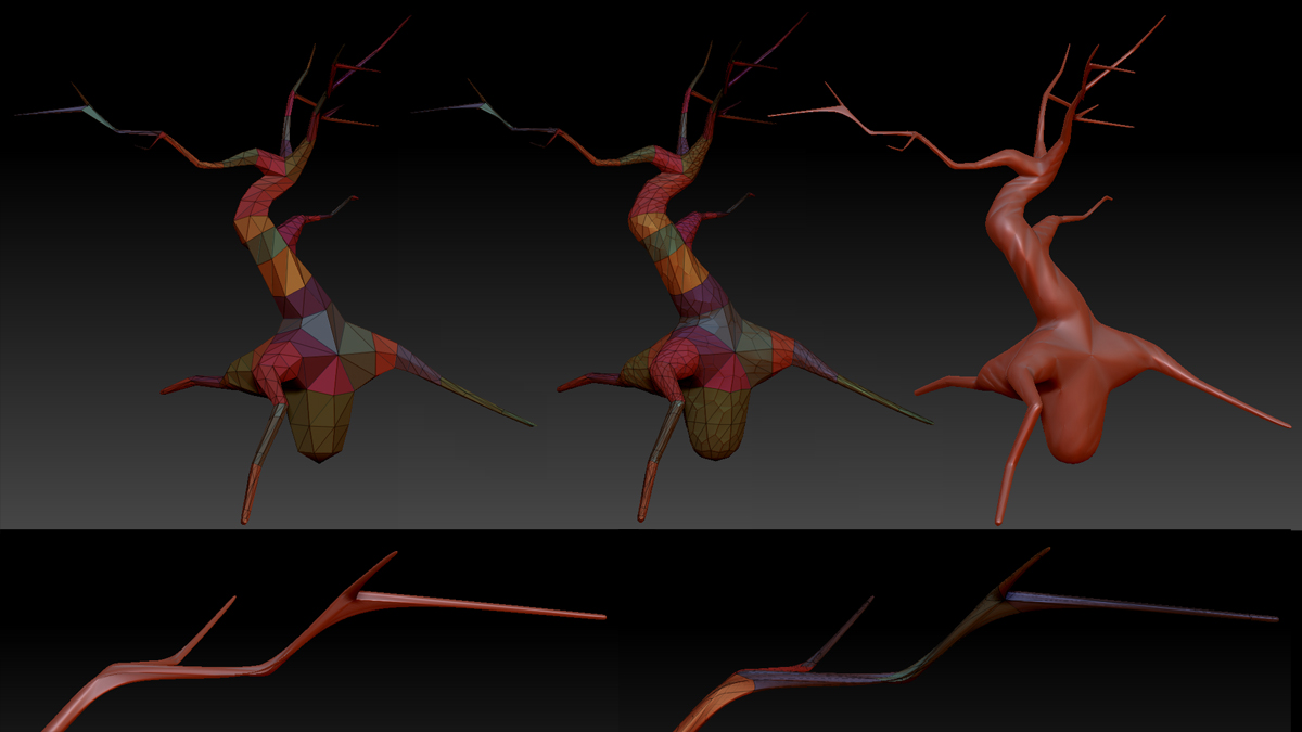 zbrush_tree_tutorial_subd_and_triangles_errors